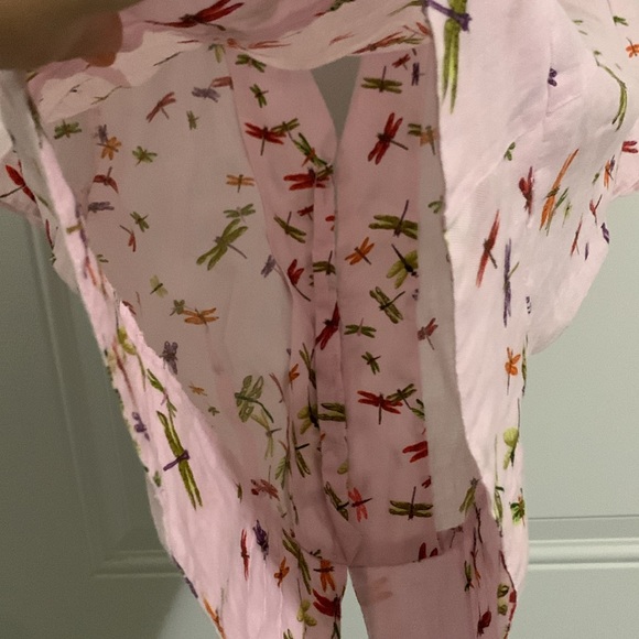 Liz Claiborne dragonfly linen top - Picture 7 of 8